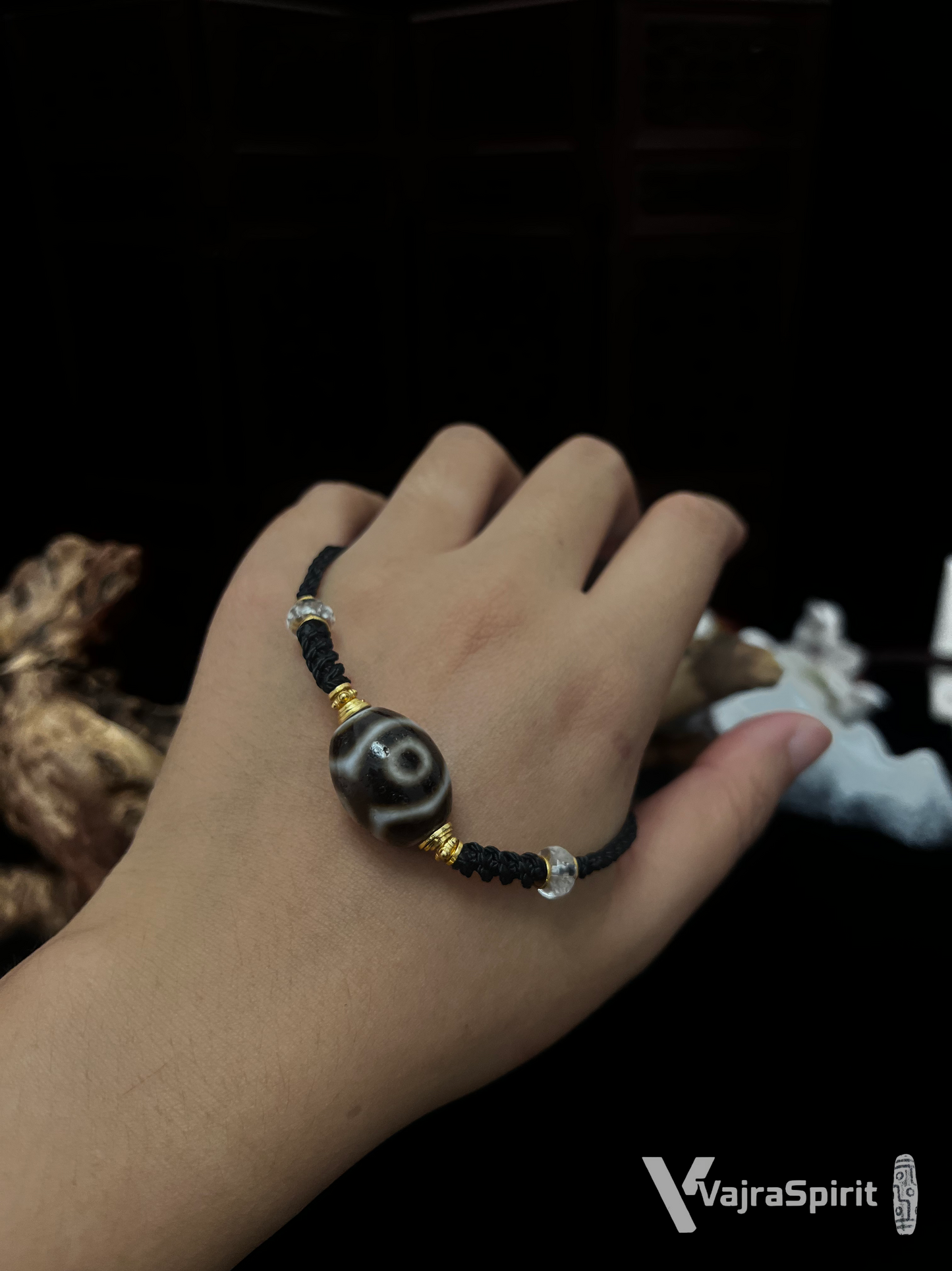 Panda Three-Eyes Dzi Bracelet