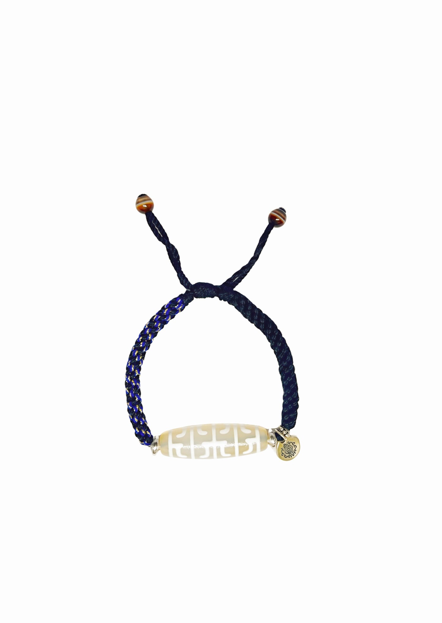 Phoenix Eye & Nine-Eyes with Swastika Conch Silver Pendant