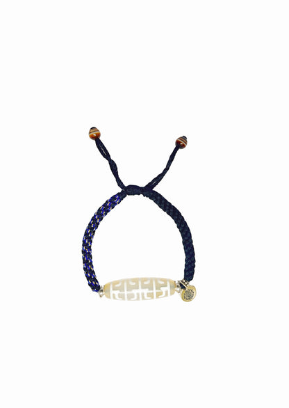 Phoenix Eye & Nine-Eyes with Swastika Conch Silver Pendant